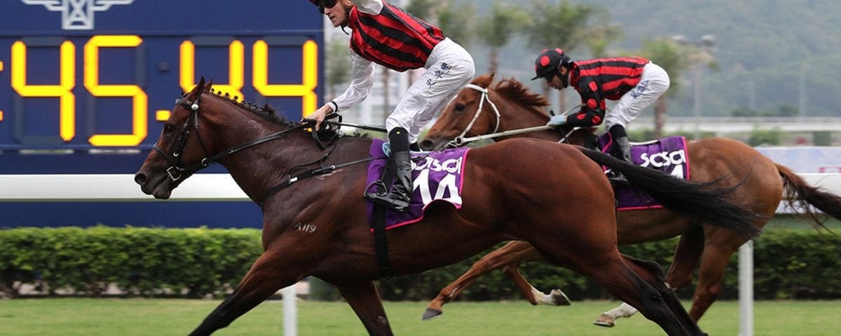 Nassa takes the Ladies’ Purse under Chad Schofield / HKJC (p)
