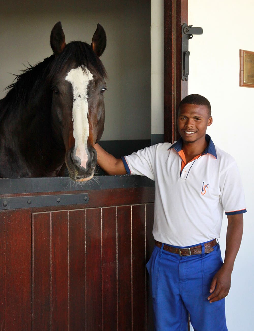 Ferdi Swartbooi and Stallion Master Of My Fate 